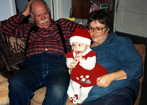 Bob & Kerry with Eria in '97