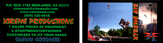 Front & Back of new business card