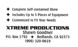 Back of old business card
