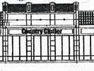 RSL line sketch of storefront to photo